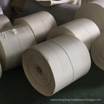 Gravity pneumatic fluidizing convey solid woven Airslide fabric